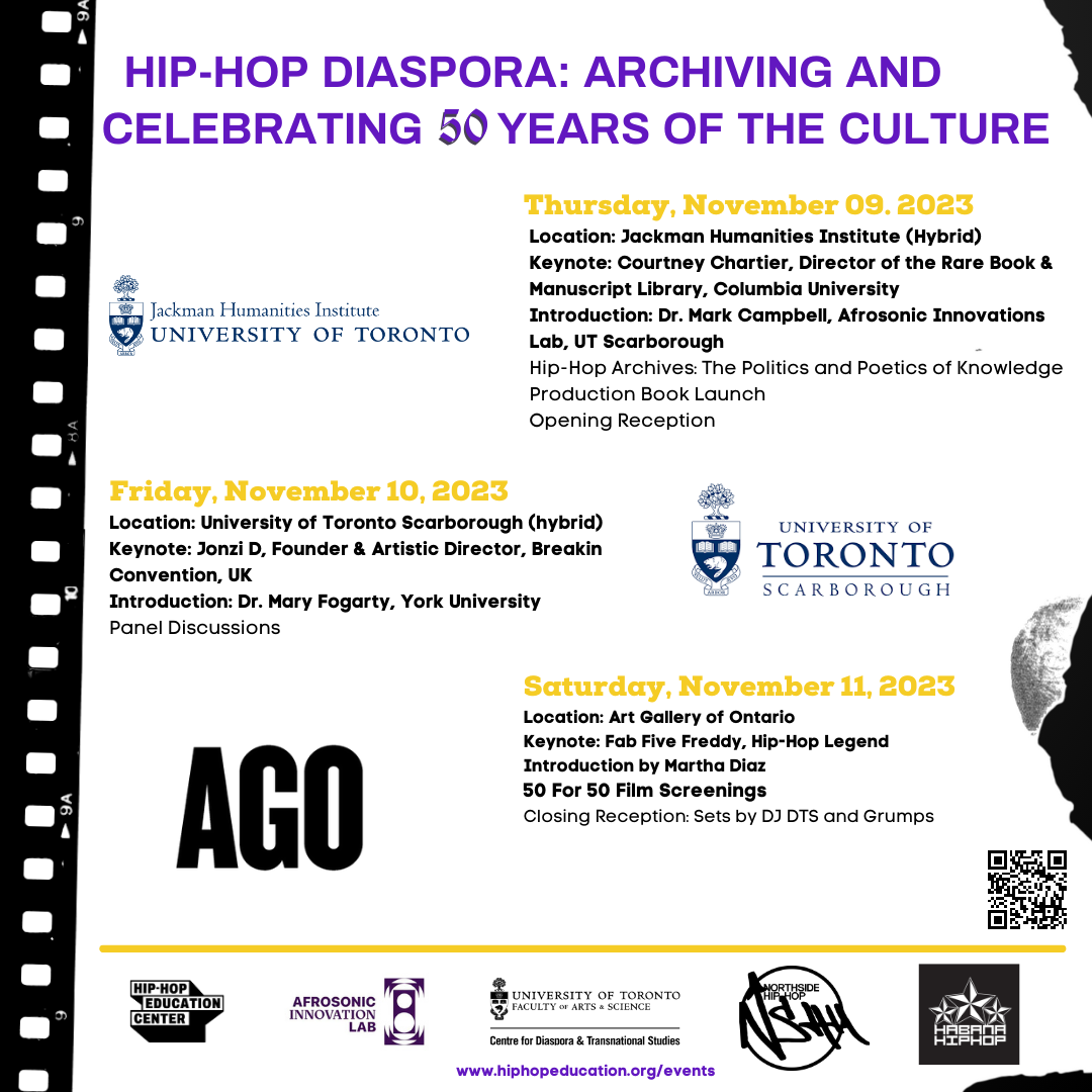 Symposium – Hip-Hop Diaspora: Archiving & Celebrating 50 Years of the Culture