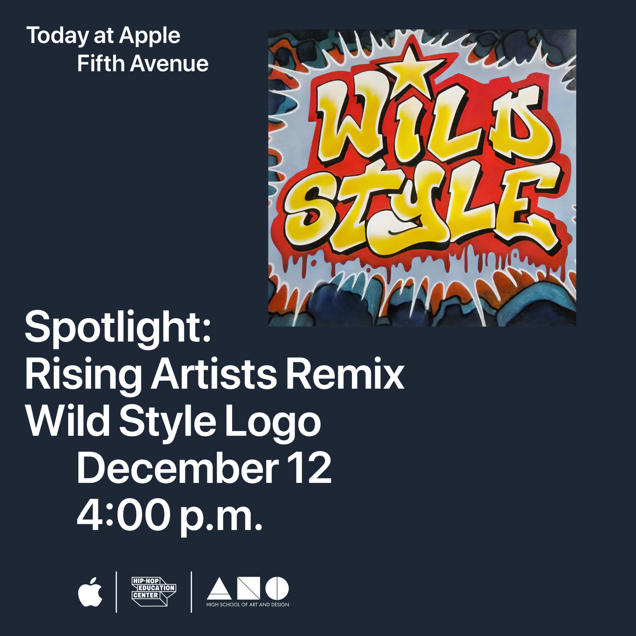 Wild Style Logo Remix by Rising Artists – Hip-Hop Education Center